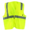 Picture of Occunomix Cl 2 Vest  Mesh  Beadedtape  Zip  2 Poc  Yel-M Part# - Eco-Imz-Ym