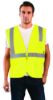 Picture of Occunomix Cl 2 Vest  Mesh  Beadedtape  Zip  2 Poc  Yel-M Part# - Eco-Imz-Ym