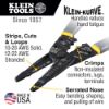 Picture of Klein Tools Klein-Kurve Long-Nose Wire Stripper/Crimper Part# - 1009