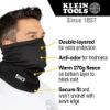 Picture of Klein Tools Neck And Face Warming Half-Band  Black Part# - 60466