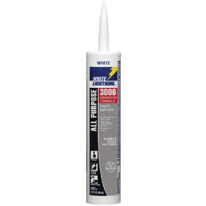 Picture of White Lightning 10Oz White Caulk Part# - W12Af0010