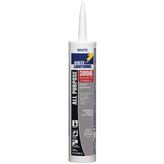 Picture of White Lightning 10Oz White Caulk Part# - W12Af0010