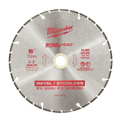 Picture of Milwaukee® Tool 6" Steel Cutting Diam Blade Part# - 49-93-7815