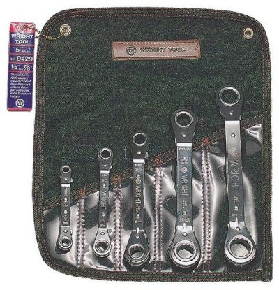 Picture of Wright Tool 5Pc. Ratcheting Box Wrench Set 1/4" Thru 7 Part# - 9429