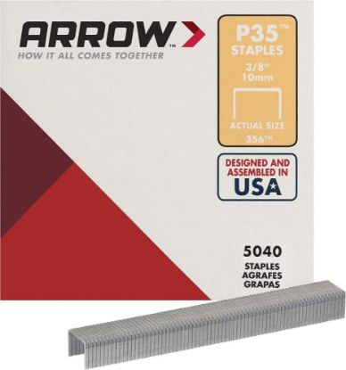 Picture of Arrow Fastener 3/8" Staple For P35 & P35S 5040 Per Box Part# - 356