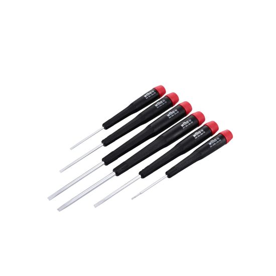 Picture of Wiha Tools 6 Pc Set Slotted Precision Part# - 26090