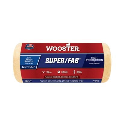 Picture of Wooster 7" Super/Fab 1/2" Nap Roller Cover Part# - 00R2400070