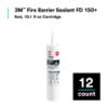 Picture of 3M™ Fire Barrier Sealant Fd150+  Red  10.1 Fl. Oz. Part# - 7010400774