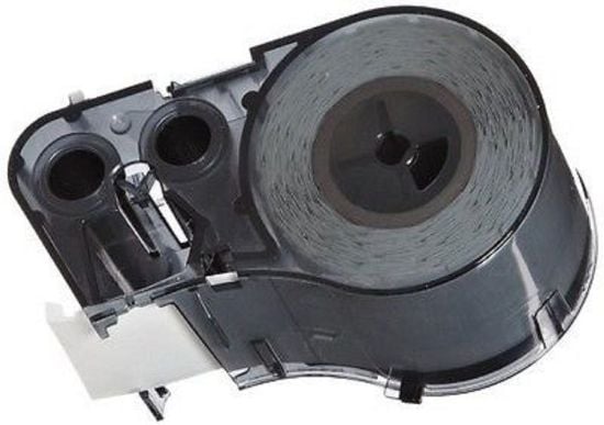 Picture of Brady® Mseries B595 Blk/Wht 1.50"X25' 1  Rll Hf Part# - M5C-1500-595-Wt-Bk