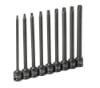 Picture of Grey Pneumatic 3/8" Drive 9 Pc. 6" Length Internal Star Set Part# - 1206T