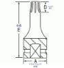 Picture of Grey Pneumatic 3/8" Drive 9 Pc. 6" Length Internal Star Set Part# - 1206T