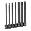 Picture of Grey Pneumatic 3/8" Dr.7 Pc. 6" Lengthfractional Hex Driver St Part# - 1267H