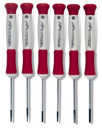 Picture of Weller Xcelite® 15771 6-Pc. Precision Screwdriver Set Esd Safe Part# - Xp600