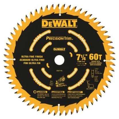 Picture of Dewalt® Miter Saw Blade 7-1/4 In60T Part# - Dw7116Pt