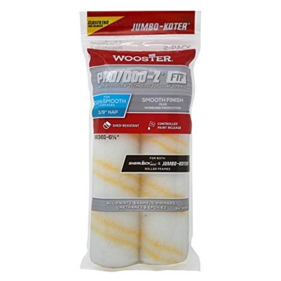 Picture of Wooster 6-1/2 Jumbo-Koter Pro/Doo-Z Ftp 3/8 2Pk Mini Part# - 0Rr3810064