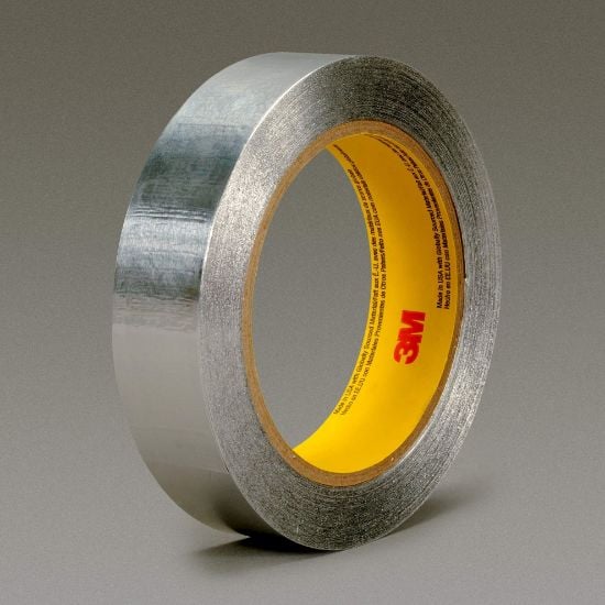 Picture of 3M™ 3M Al Foil Tape 425 Silver 1" X 60 Yd 4.6 Mil Part# - 7100053741