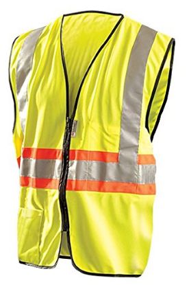 Picture of Occunomix Two-Tone Vest W/Zipper Yellow  S  Class 2 Part# - Lux-Ssg2Tz-Ys