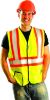 Picture of Occunomix Two-Tone Vest  Yellow  2X  Class 2 Part# - Lux-Ssg2Tz-Y2X 