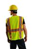 Picture of Occunomix Vest Sol/Mesh 2Tonetapezipper Cl2 Yel L Part# - Lux-Atrnsm-Yl