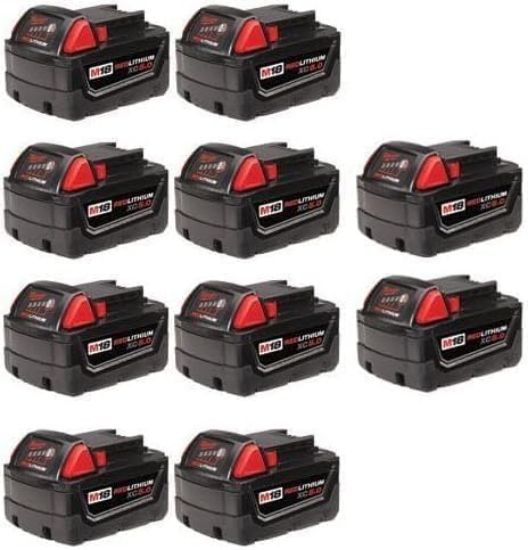 Picture of Milwaukee® Tool M18 Redlithium Xc5.0 Extended Capacity Battery Part# - 48-11-1851