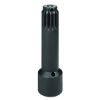 Picture of Grey Pneumatic #5 Spline X 8" Extensionw/ Lock Button Part# - 5508E