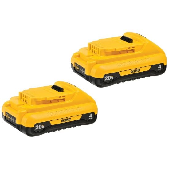 Picture of Dewalt® 20V Max 4Ah Compact Lithium Ion Battery Part# - Dcb240-2