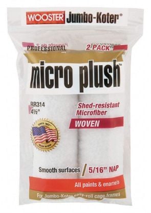 Picture of Wooster 4-1/2 Jumbo-Koter Microplush 5/16 2Pk Mini Rlr Part# - 0Rr3140044