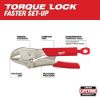 Picture of Milwaukee® Tool 10" Torque Lock Strt Jawlocking Pliers W/Grip Part# - 48-22-3810