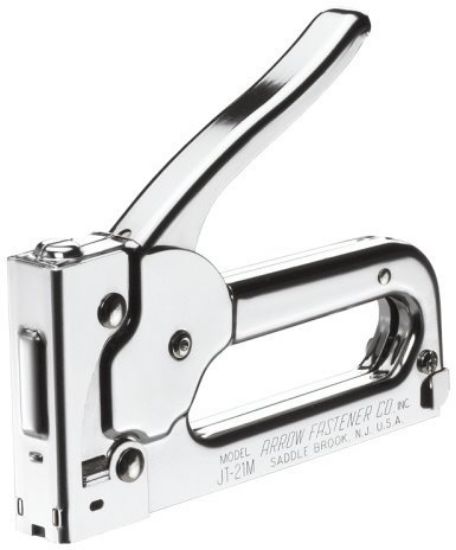 Picture of Arrow Fastener Junior Staple Gun Tackerall Chrome Part# - Jt21Cm