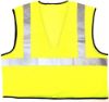 Picture of Mcr Safety Lime Green Class2 Econ Zip Mesh X3 Part# - Vcl2Mlzx3