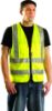 Picture of Occunomix Vest Solid Dbl Silver Stripe Hk&Lp Yel Cl2 4X Part# - Lux-Ssfs-Y4X