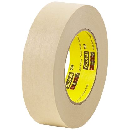 Picture of 3M™ High Perf Mask Tape 232 Tan  2Inx60Yd  6.3 Mil Part# - 7100146008