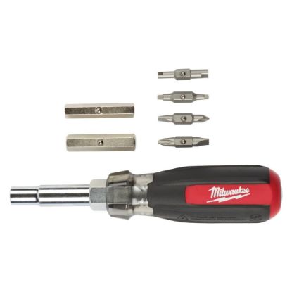 Picture of Milwaukee® Tool 13-In-1 Cushion Grip Screwdriver W/ Schrader Bt Part# - 48-22-2881