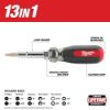 Picture of Milwaukee® Tool 13-In-1 Cushion Grip Screwdriver W/ Schrader Bt Part# - 48-22-2881