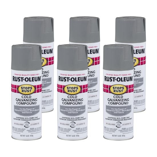 Picture of Rust-Oleum® Strust Sspr 6Pk Flat Galvanizing Compnd Part# - 7785830