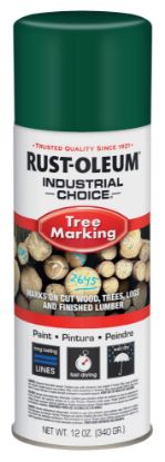 Picture of Rust-Oleum® Tree Marking Paint  Darkgreen  12 Oz. Part# - 306520