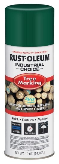 Picture of Rust-Oleum® Tree Marking Paint  Darkgreen  12 Oz. Part# - 306520