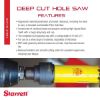 Picture of L.S. Starrett Adch0196 Deep Cut Hole Saw W/ Arbor 1-9/16 -40Mm Part# - 909