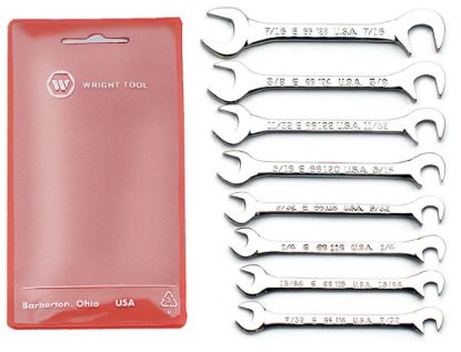 Picture of Wright Tool 8 Pc. Miniature Combination Wrench Set Part# - E798