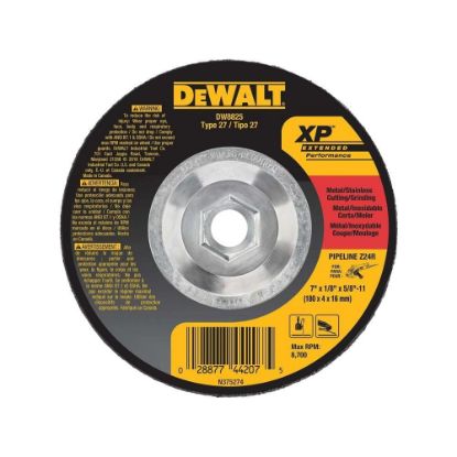 Picture of Dewalt® 7In X 1/8In X 5/8In 11 Zirconia Abrasives Part# - Dw8825