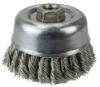 Picture of Weiler® 4" Double Row Wire Cup Brush .020 Ss Part# - 12726