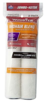 Picture of Wooster 6-1/2" Jumbo-Koter Mohair 1/4" 2Pk Mini Roller Part# - 0Rr3040064