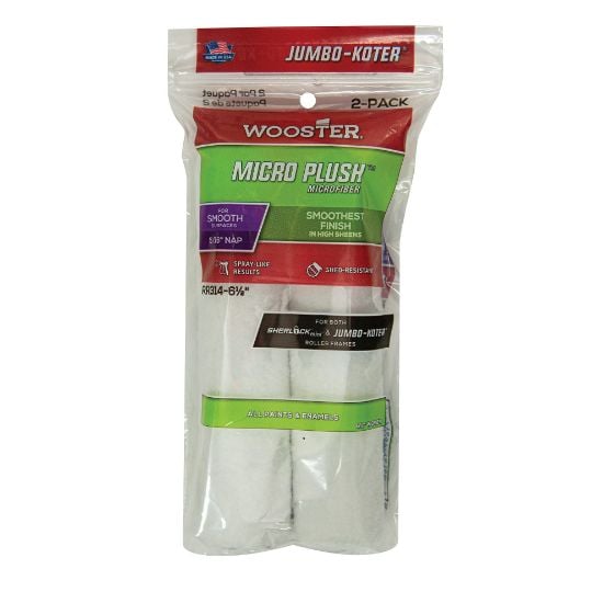 Picture of Wooster 6-1/2 Jumbo-Koter Microplush 5/16 2Pk Mini Rlr Part# - 0Rr3140064