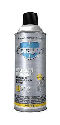 Picture of Sprayon® Lu202 Moly Chain Lubricat 11 Oz Aerosol Part# - Sc0202000