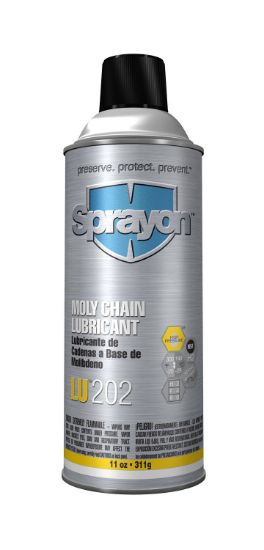 Picture of Sprayon® Lu202 Moly Chain Lubricat 11 Oz Aerosol Part# - Sc0202000