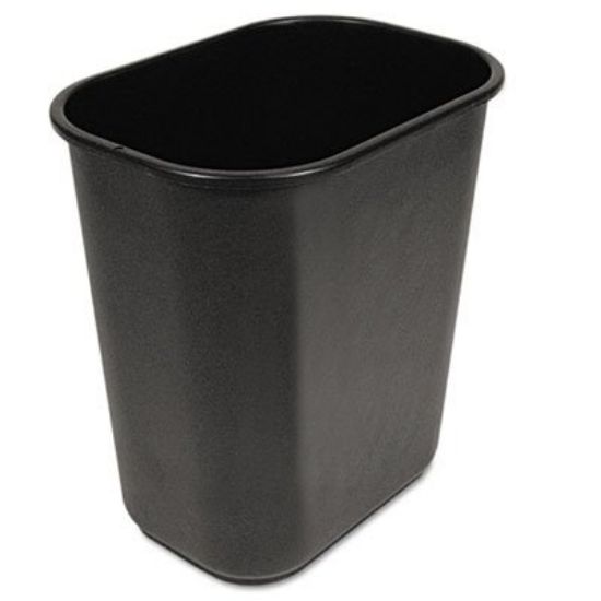 Picture of Boardwalk® Bwk28Qtwbbla Wastebasket 28 Qt Bk Part# - Bwk28Qtwbbla