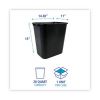 Picture of Boardwalk® Bwk28Qtwbbla Wastebasket 28 Qt Bk Part# - Bwk28Qtwbbla