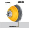 Picture of Dewalt® 3"X5/8-11 Crimped Cup Brush Carbon Stee Part# - Dw4920