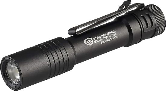 Picture of Streamlight® Macrostream Usb W/ Usb Cord & Lanyard  Bx  Blk Part# - 66320