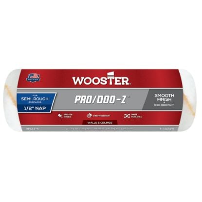 Picture of Wooster 9" Pro/Doo-Z 1/2" Nap Roller Cover Bulk Part# - 0Rr7430090